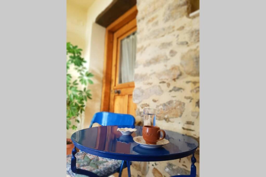 Traditional Cretan Stone House In The Center Of Crete Litos エクステリア 写真